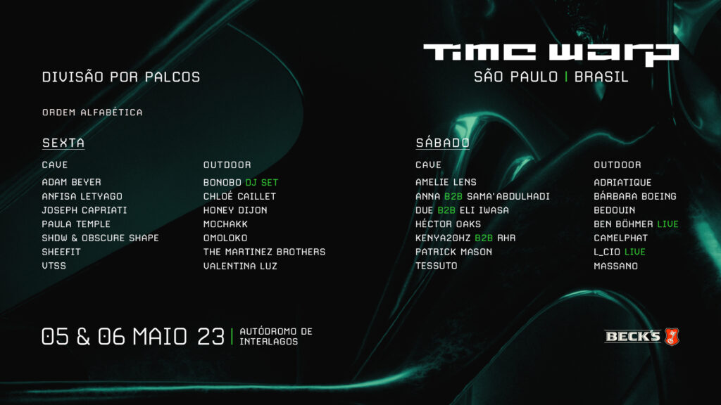 Time Warp Brasil divulga divisão de palcos e apresenta área exclusiva
